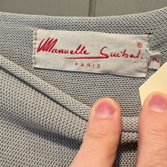 Manuelle Guibal Cotton Knit Sweater, 100% Cotton, bought in Paris - Picture 4 of 6